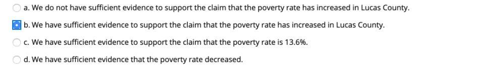 According To The 2010 Census Information, 13.6% Of Those Living In Lucas County Are Living In Poverty.