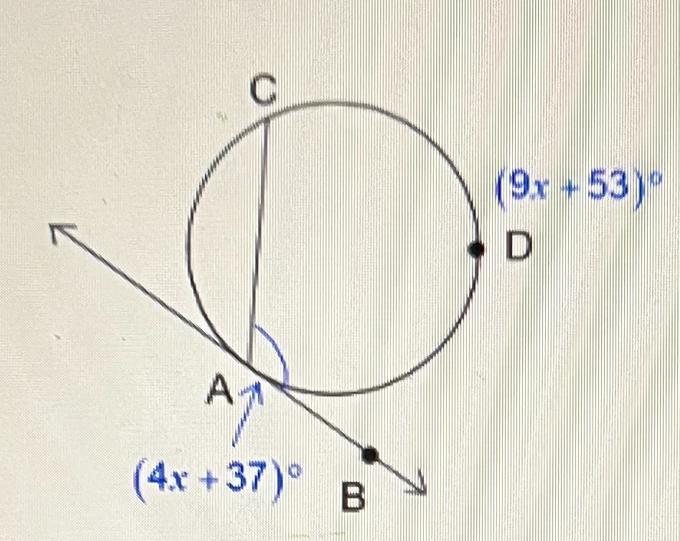Given That Line AB Is Tangent To The Circle, Find M