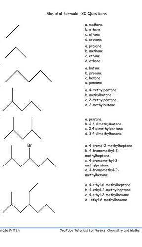 Chemistry Skeletal Structure 