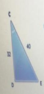 Assume: Triangle CDE Is A Right Triangle And Angle D Is A Right Angle. What Is The Length Of The Missing