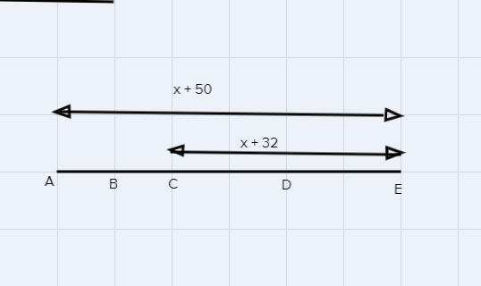 How Do I Find AC If AE = X + 50 And CE = X + 32