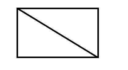 I Am A Rectangle With An Area Of 100 Cm, What Is The Area Of The One Of My Triangles A. 50 In B. 50 Cm