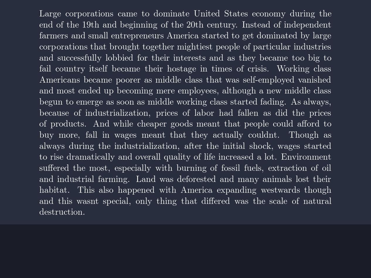 What New Business Practices Arose In The Late Nineteenth-century United States, And What Impact Did They