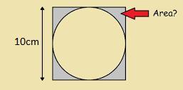 The Square Has A Side Length Of 10 Ft And The Circle Inside The Square Has A Diameter Of 10 Ft Find The