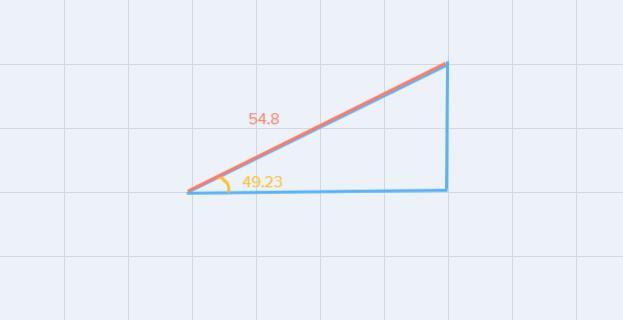 20.) A=49.23 Degrees, C=54.8Solve The Right Triangle. Express Angles In Decimal Degrees.