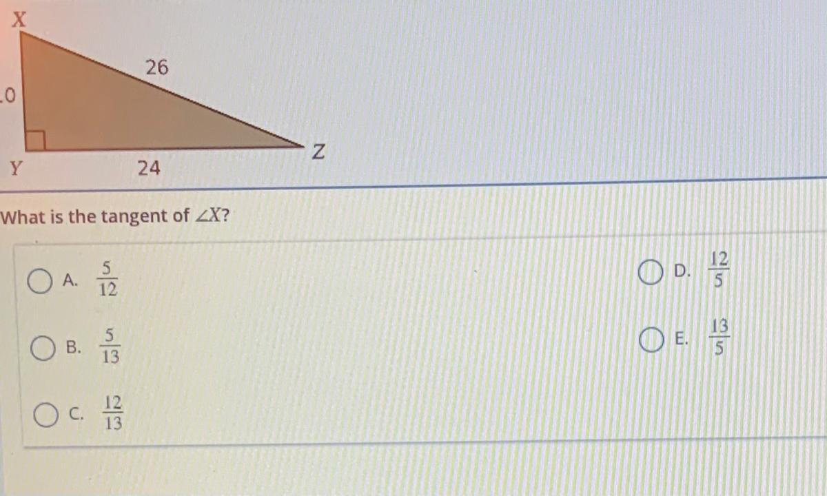 Please HelpWhat Is The Tangent