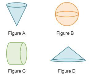 Determine If Each Solid Is A Prism, Pyramid, Cylinder, Cone, Or Sphere.Figure A Is A ______.O A.) ConeO