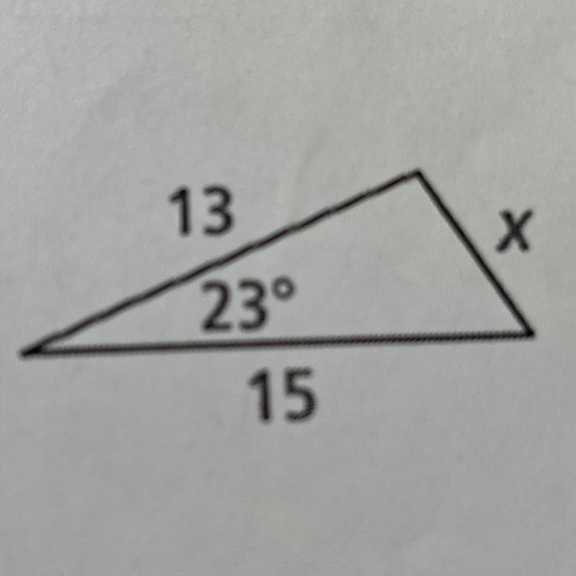 What Is The Value Of X Using Sines 