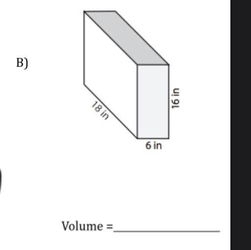 Can Some Help Me With This? Its Volume And I Have To Show Work.