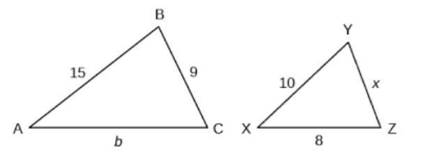 I Have No Idea How To Solve This Problem, Could Someone Help Me?ABCXYZ. Findthe Values Of X And B(side
