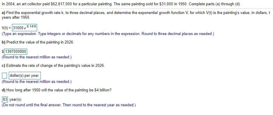 Answer Part C. I Want Step By Step On This Problem.