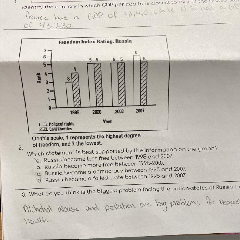 Please Help With Question 2 