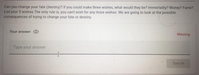What Harm Could 3 Wishes Do? Can Someone Help Me Plzzz
