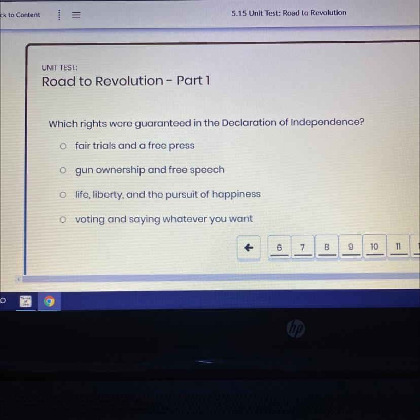 Which Rights Were Guaranteed In The Declaration Of Independence?