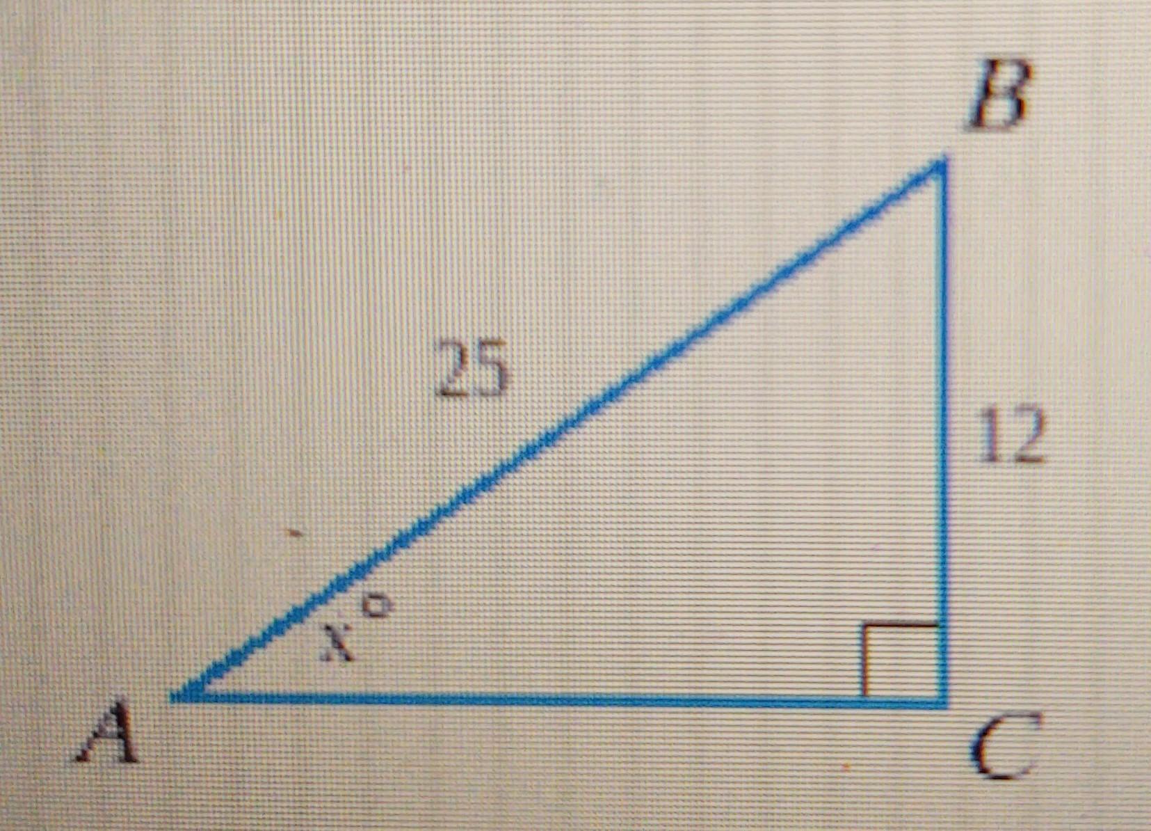 Find The Value Of X. Round To The Nearest Degree As Needed.