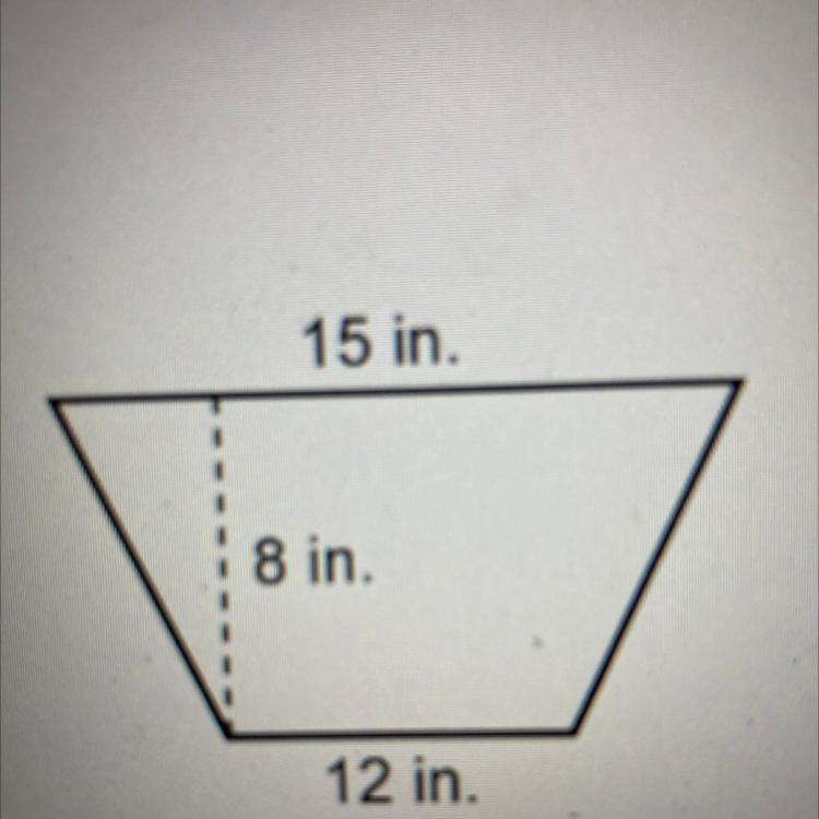 What Is The Area Of The Trapezoid?