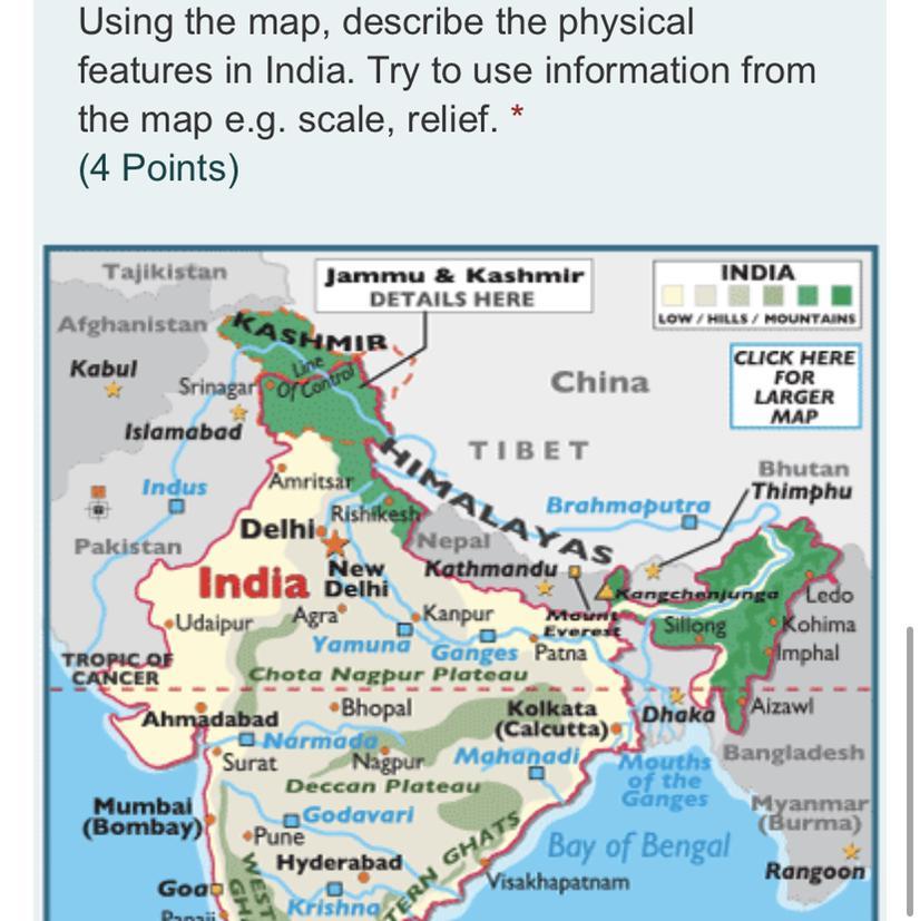 Physical Features Of India 