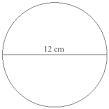 Find The Circumference Of A Circle.Group Of Answer Choices6 Cm37.6818.84