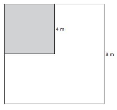 Two Squares Were Used To Form A Figure. The Side Lengths Of Each Square Is Shown. What Is The Area Of