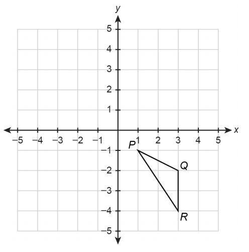 PQR Is Rotated 180 About The Origin. What Is The Coordinate For Q' ?(3, 2)(2, -3)(-3, 2)(-2, 3)Part: