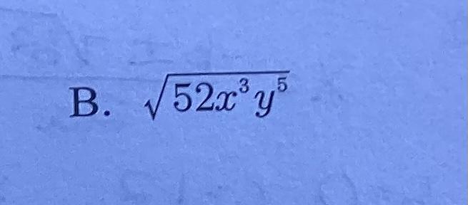 100 Points! Algebra Question. Simplify. Photo Attached. Thank You!