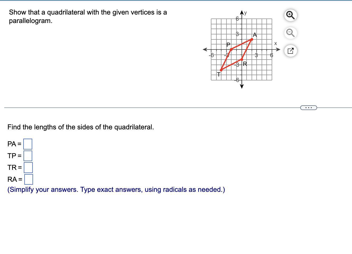 Show That A Quadrilateral With The Given Vertices Is A Parallelogram.