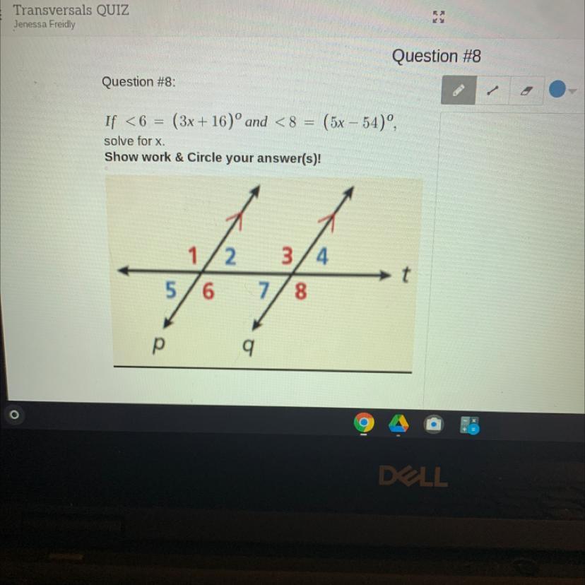 Somebody Please Help I Made This Worth 50 Points I Need Help On A Transversals Test