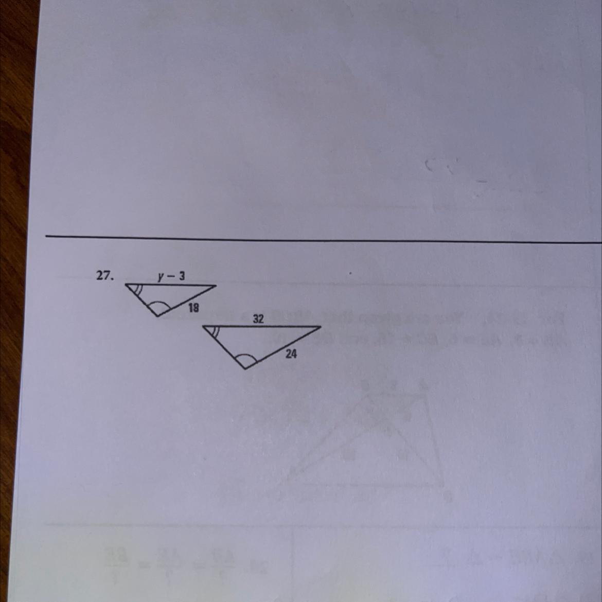 The Triangles Are Similar. Find The Value Of The Variable.