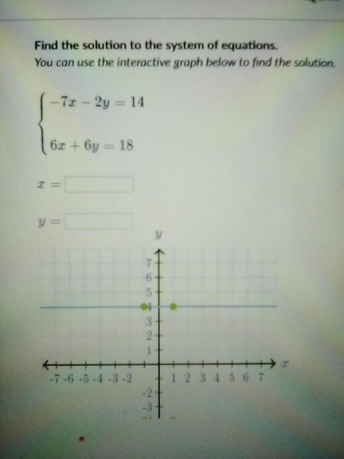 Find The Solution To The System Of Equations.