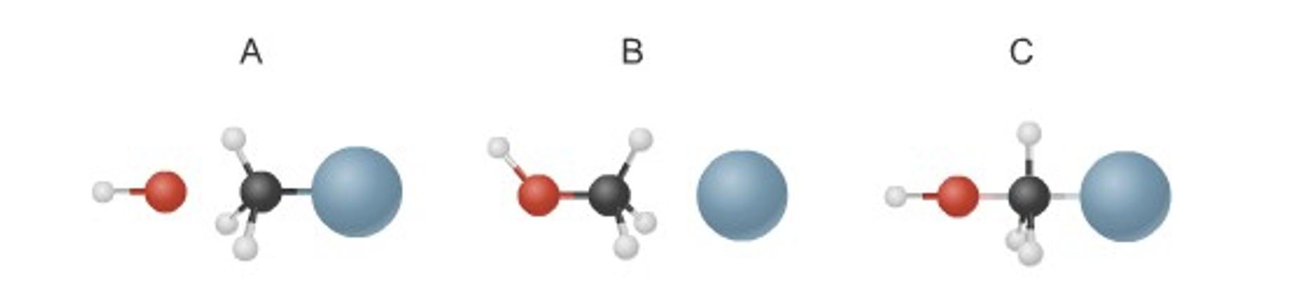 2.Please Study The Figures Below Which Illustrate The Steps In The Chemical Reaction Of Fluoromethane