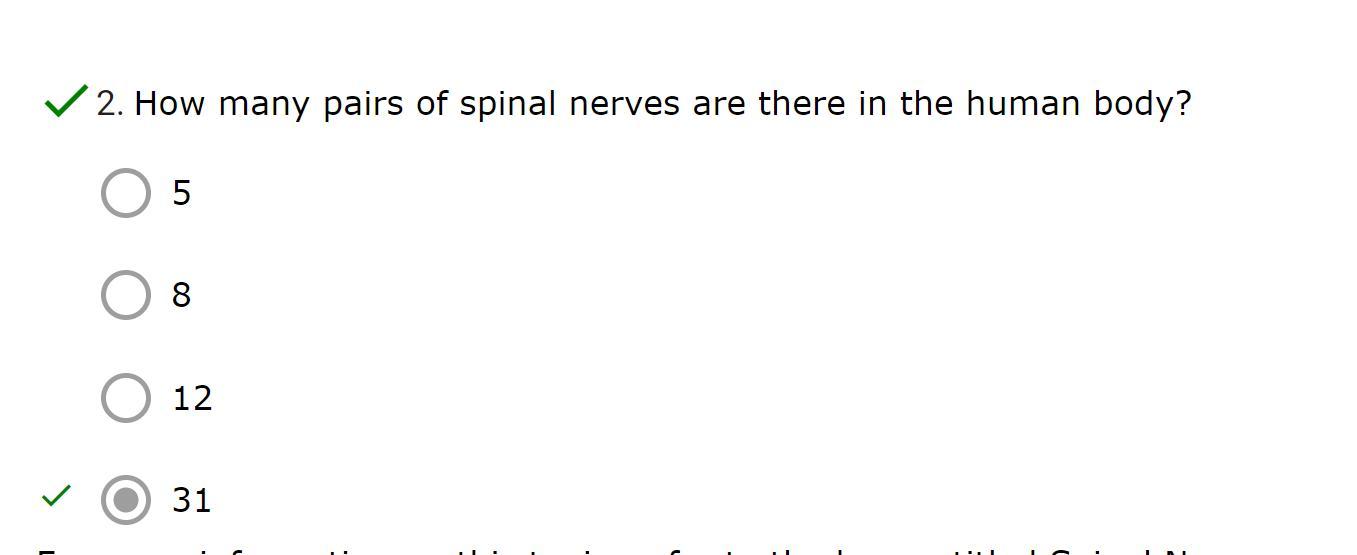 How Many Pairs Of Spinal Nerves Are There In The Human Body?