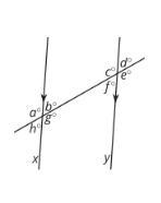 Lines X And Y Are Parallel. Write An Equation That Represents The Relationship Between B And E. Explain