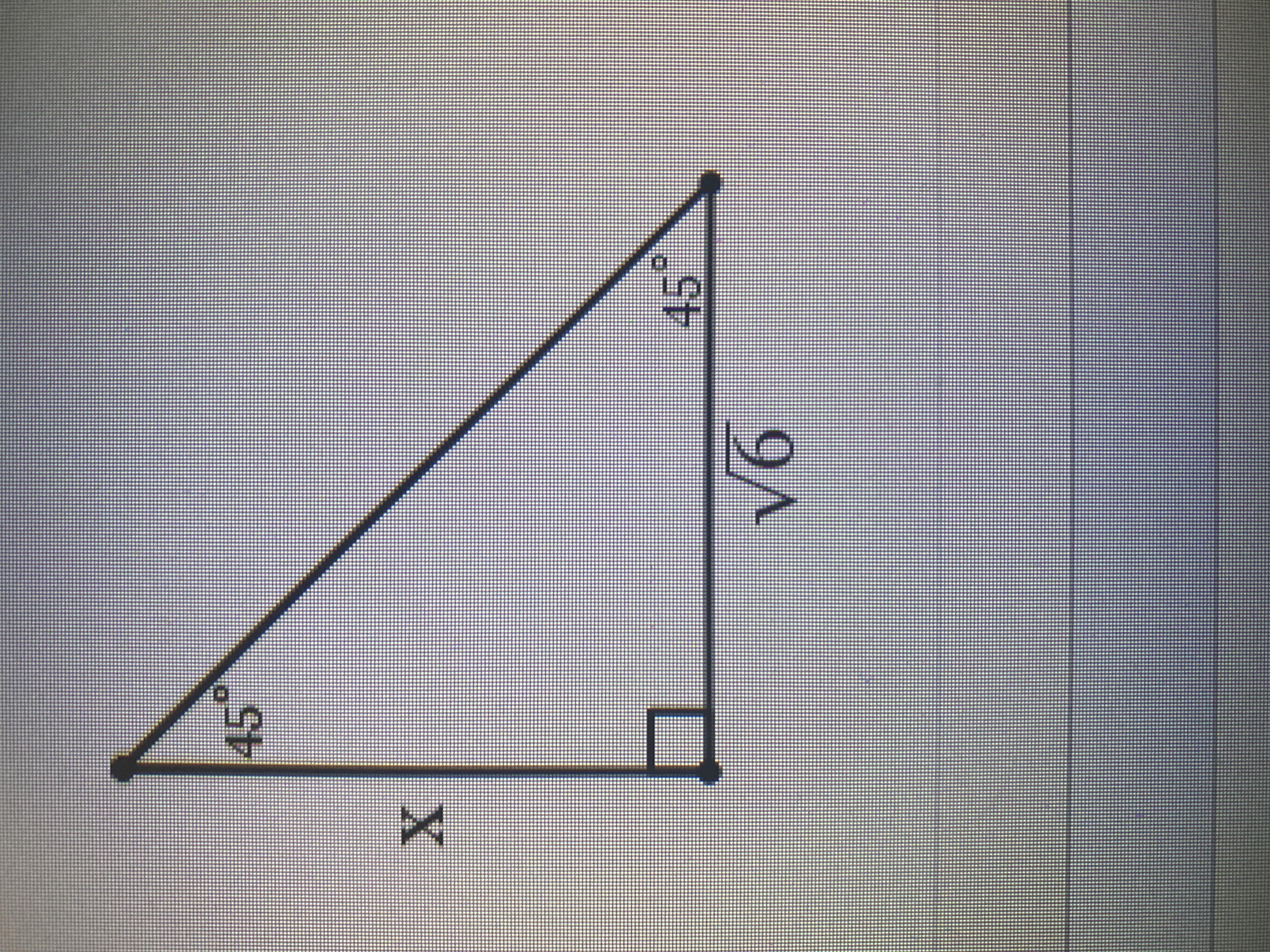 Find The Length Of The Side X In Simplest Radical Form With A Rational Denominator.