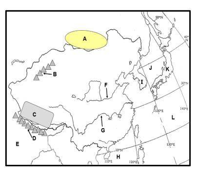 Which Letter On The Map Above Best Represents The River At The Center Of Classical China?a.) Ab.) Fc.)