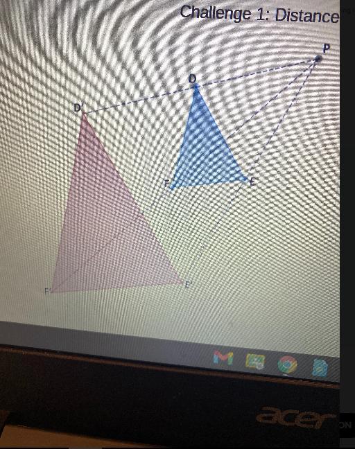 The Distance From P To D Is 7 Units, The Distance From Pto E Is 7.5 Units, And The Distance From P To