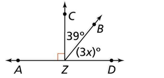 What Is The Measure Of AZB In The Figure?