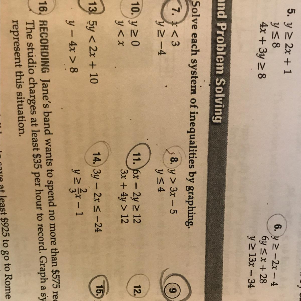 Can Someone Help Me With Number 7 And 13 ? I Graduate In A Week An Have To Have This Work Done Or I Will