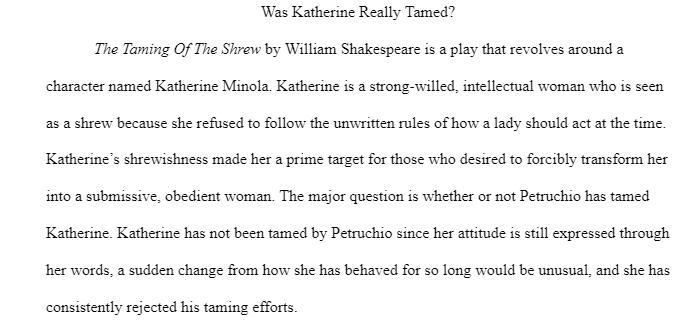 Please Give Me Some Opinions On My Introduction For My Essay. (50 Points)