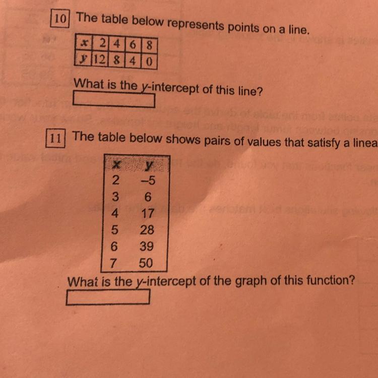 11 The Table Below Shows Pairs Of Values That Satisfy A Linear Function.2 -53 64 175 286 397 50What Is