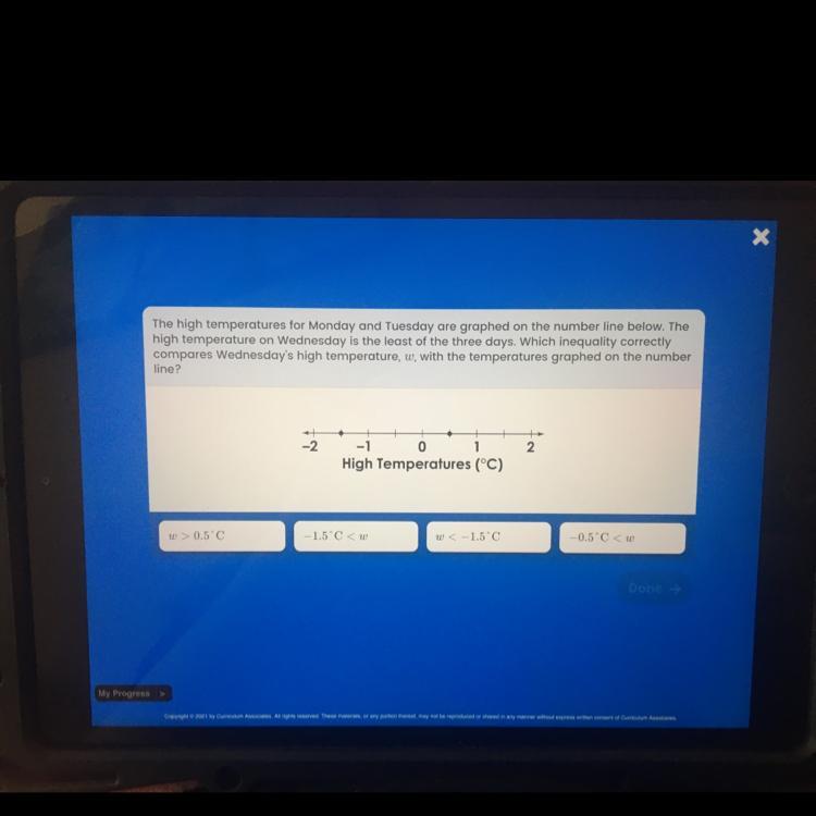 HELP ASAP!! I HAVE TO TURN THIS IN, The High Temperatures For Monday And Tuesday Are Graphed On The Number