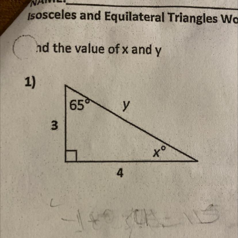 Plz Help MeeeFind The X And The Y Plz I Need Work To 