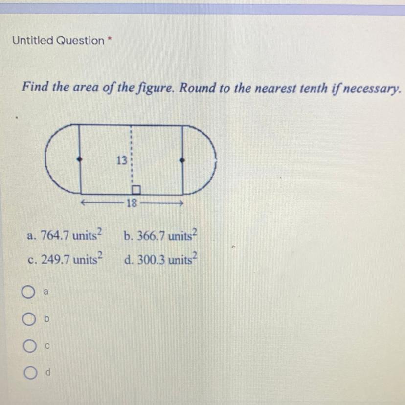 Help On Finding Area!