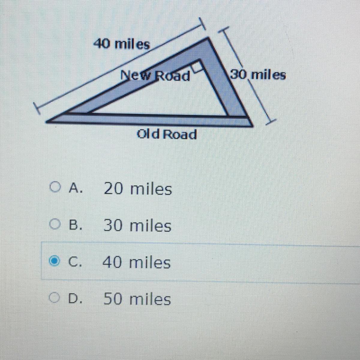 PLEASEE HelppA New Road Was Built To Reroute Traffic Around The Park, As Shown In The Diagram Below.