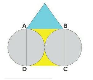 If ABCD Is A Square, And The Area Covered By The Blue Equilateral Triangle Is 493cm, What Will Be The