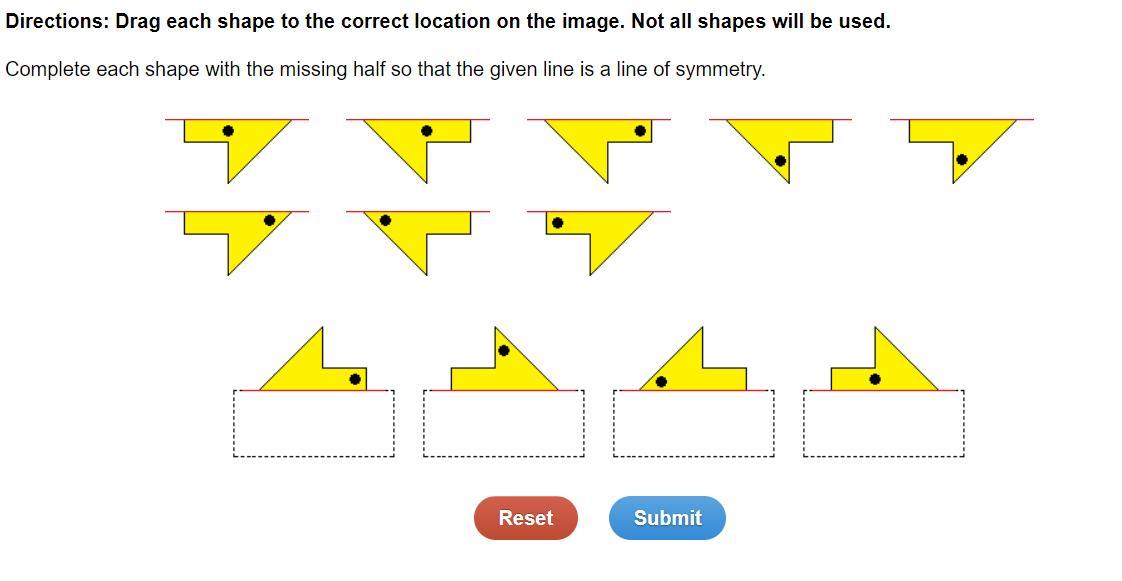 Drag Each Shape To The Correct Location On The Image. Not All Shapes Will Be Used. Complete Each Shape