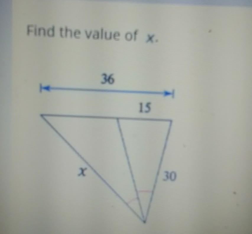 Can Someone Please Help Me Find The Valu Of X