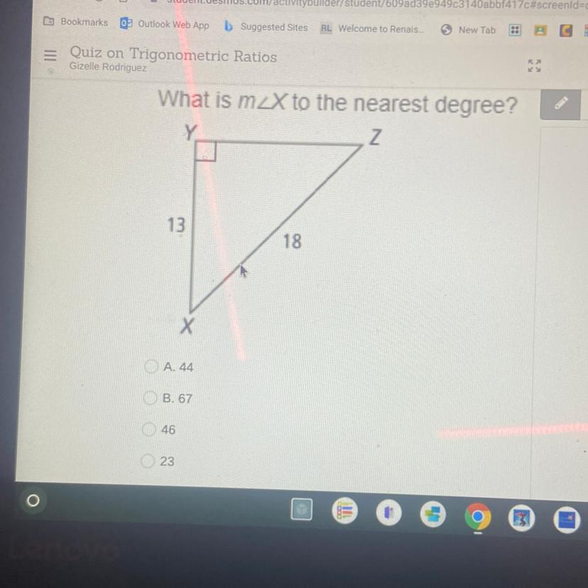 What Is M X To The Nearest Degree?Help Plssss