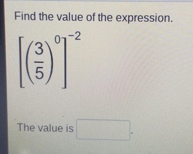 Find The Value Of The Expression. 07-2 . (131 Alw The Value Is I I