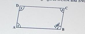 51. The Following Figures DCBA Is Parallelogram Find The Variables