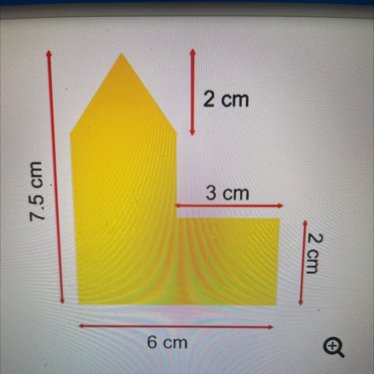 Calculate The Perimeter And Area Of This Shape.Perimeter =Area =7.5 Cm6 Cm2 Cm3 Cm2 Cm